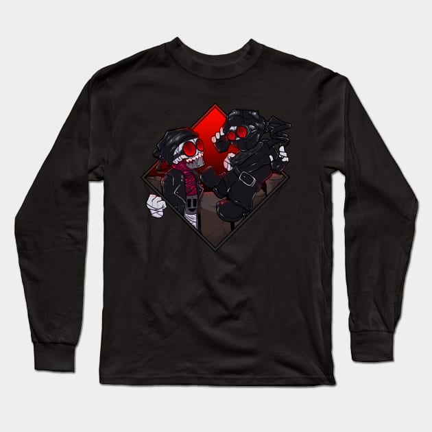 Madness combat 9.5 part 2 Antipathy hank vs consternation Hank Long Sleeve T-Shirt by Renovich